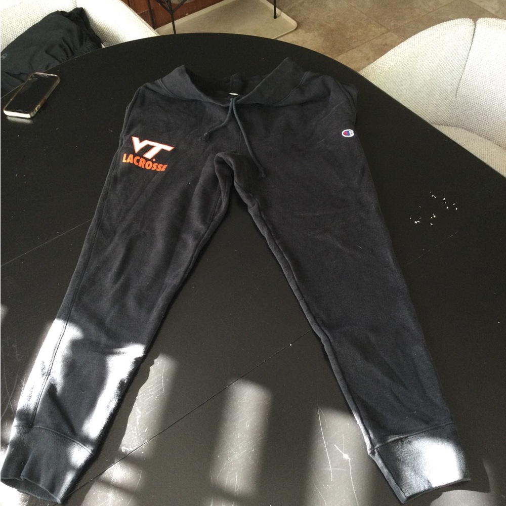 Champion Virginia Tech Black Men's Joggers Size M